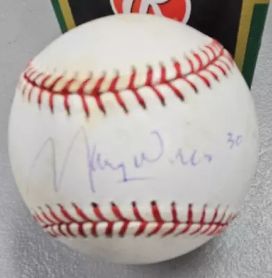 Maury Wills Dodgers Autograph Signed Official Rawlings Baseball • $14.99