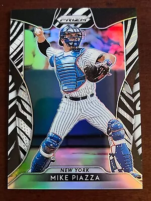 2019 Prizm MIKE PIAZZA /99 Zebra Stripe Refractor METS #219 • $16.99