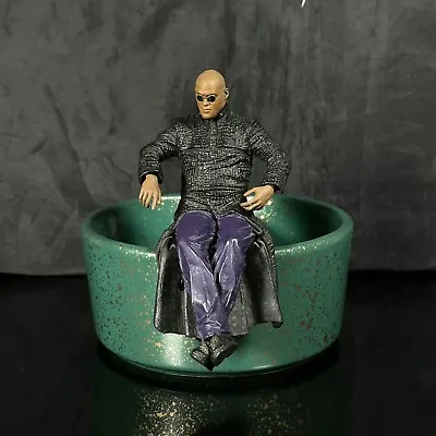 The Matrix Reloaded Series 2 MORPHEUS Figure (McFarlane Toys 2003) Sits On Edge • $49.99