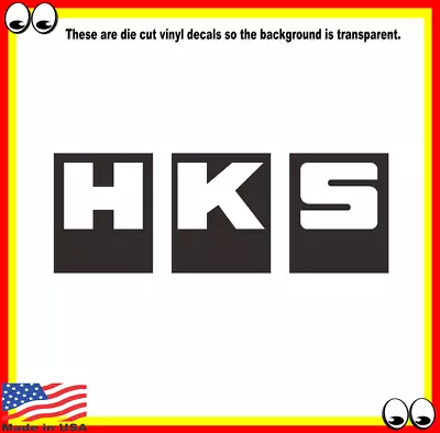 HKS Hks Vinyl Cut Decal Sticker Logo JDM High Performance Aftermarket Parts • $4.99