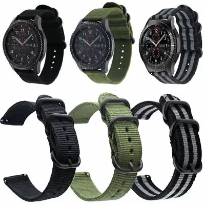 18 20 22mm Quick Release Nylon Canvas Fabric Band For Various Smart Watch Strap • $4.74