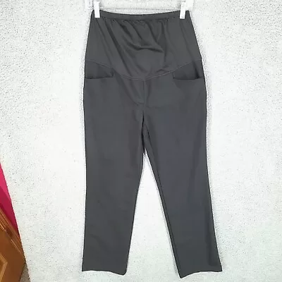 Oobe Pants Womens Small Chick Fil A Maternity Black Work Pull On • $18