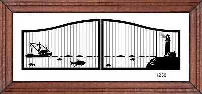 On Sale! #1250 Driveway Entry Gate 14' Steel  Iron Home Yard Safety Security USA • $2295