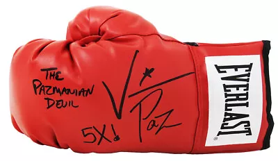 Vinny Paz Pazienza Signed Everlast Red Boxing Glove W/Pazmanian Devil 5x - SS • $113.24