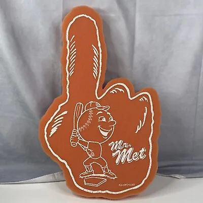 Rare Vintage Go Mets Mr Met Foam Finger New York Souvenir Gift Idea 18  Tall • $29.99