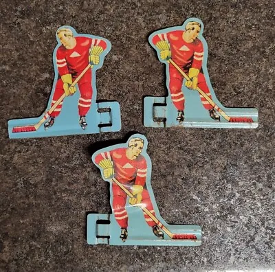 Lot Of 3 1950s & Early 1960s Metal Gotham Table Hockey Red Players • $14.54