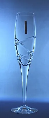 EDINBURGH CRYSTAL - ECLIPSE DESIGN - CHAMPAGNE GLASS 25.4cm / 10  UNUSED NEW • £39