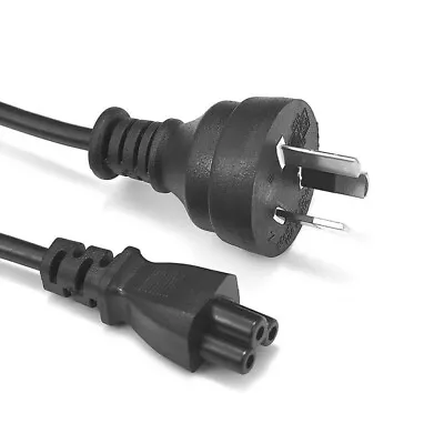 AU 3 Pin To Clover Leaf Plug IEC C5 Notebook Laptop Power Lead Cable Cord • $9.49