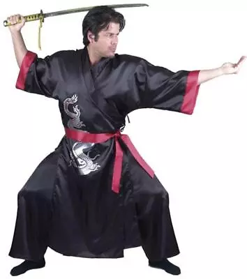 Samurai Dragon Master Ninja Warrior Fancy Dress Halloween Adult Costume 2 COLORS • $70.95