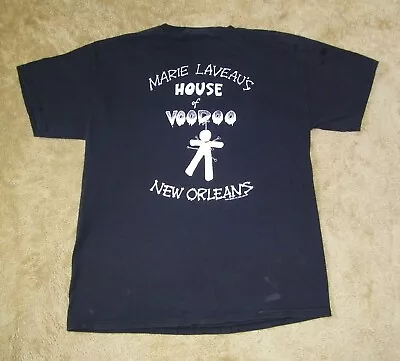 Vintage 90's Marie Laveau's House Of Voodoo New Orleans T-Shirt Size • $29.99