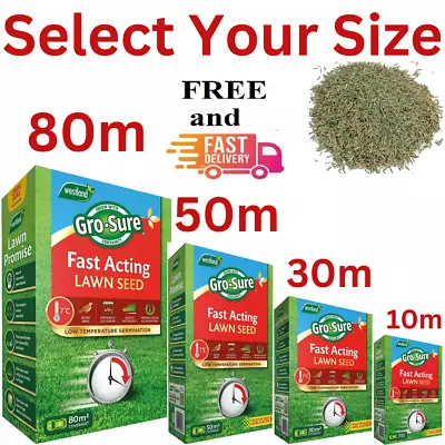 Westland Gro-Sure Fast Acting Grass Lawn Seed Quick & Fast Growing Germination • £9.97