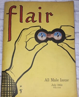 $49.99 • Buy VINTAGE Flair Magazine July 1950 All Male Issue Good Condition Embossed
