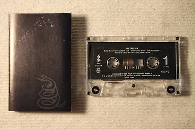 Metallica - S/T US Orig' Elektra Cassette Thrash SPEED TESTED • $31.99