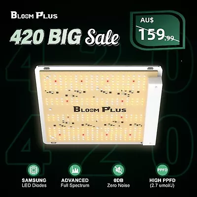 Bloom Plus BP1000 LED Grow Light Full Spectrum For Indoor Plants Veg Flower IR • $73.99