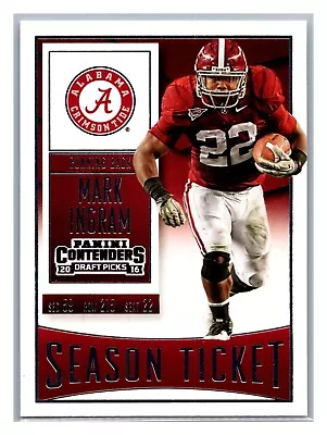 2016 Panini Contenders Draft Picks #70 Mark Ingram • $1.35