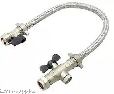 £11.50 • Buy Combi Boiler Heating Part L Compliant Straight Filling Loop Lever Check Valve
