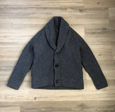 Vince Sweater Cardigan Shawl Chunky Wool Knit Men’s Medium Daniel Craig Dragon • $75