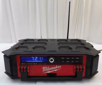 Milwaukee 2950-20 18V Packout Radio/Speaker + Charger AUX Bluetooth Bare Tool • $170.95