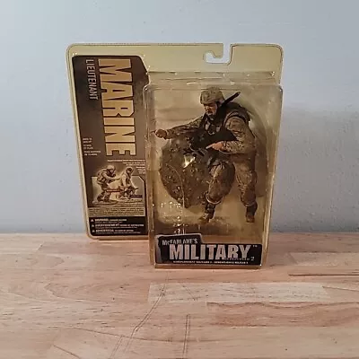 McFarlane Military Redeployed Series 2 Marine Lieutenant Yellowing!! • $25