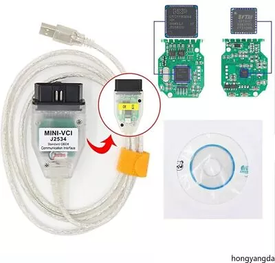 Mini VCI TIS OBD2 J2534 For Toyota Lexus Scion With Latest Techstream V18.00.008 • $20.49