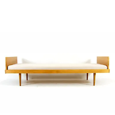 Retro Vintage Danish Design Oak Single Day Bed Futon Sofa Mid Century 1960s 70s • £895
