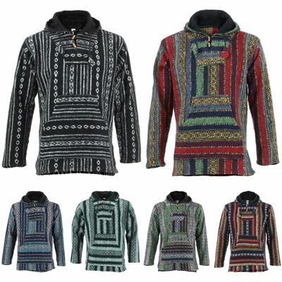 £24.90 • Buy Hoodie Jumper Baja Jerga Drug Rug LoudElephant Hoody Hooded Hippy Jacket