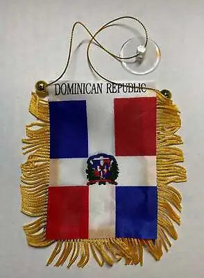 Dominican Republic Mini Banner  4 X 6  • $5.99
