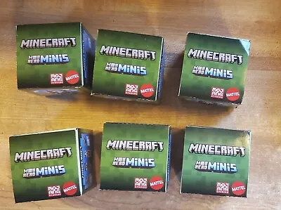 Minecraft Mob Head Minis Figures Mystery Boxes - 6 Boxes - New Not Open • $18
