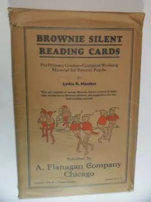 Vintage 1926 Brownie Silent Reading Cards A Flanagan Co Palmer Cox School Use • $249.50