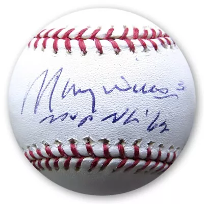 Maury Wills Signed Autographed MLB Baseball Dodgers  MVP NL '62  JSA AD30288 • $79.99