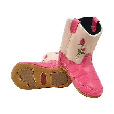 Old West Baby Shoes Multicolor Pink Size 2 (6-9 Months Old) • $35