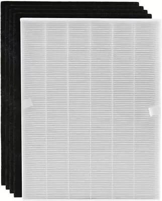 1 HEPA Filter 4 Disposable Activated Carbon Pre-Filters 115115 Filter A Winix • $26.54