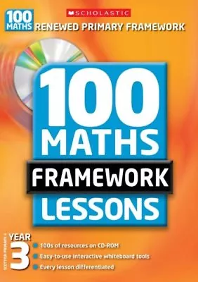 100 New Maths Framework Lessons For Year 3-Ann Montague-Smith Ann Morgan Gary • £3.49