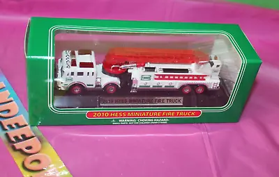 Hess 2010 Miniature Fire Truck Holiday Toy Christmas Gift In Box • $19.99