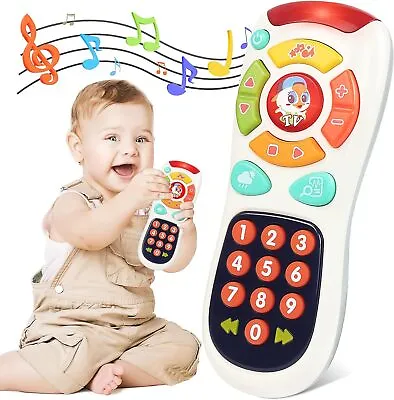 Remote Control Kids Children Baby Infant Toddler Boy Girl Music Toy 6-12 Months • £10.49