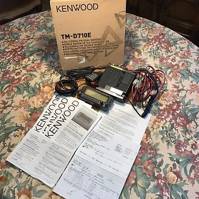 Kenwood TM-D710E 144MHz 430 MHz 2m 70cm FM Transceiver APRS - New Filters 2017 • £240