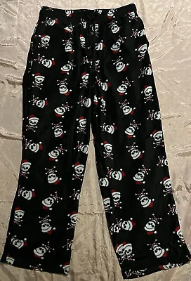 Skull & Crossbones Christmas Unisex Flannel Soft Pajama Pants Med Jammies Nwot • $9.99