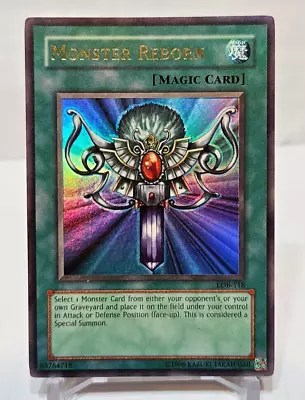 Monster Reborn LOB-118 Ultra Rare Unlimited Yugioh • $14.99