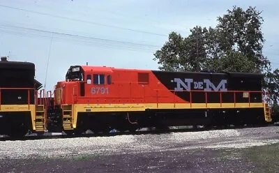 N De M Mexican Railroad Train Locomotive 6791 KIMBALL OH Original Photo Slide • $4.99