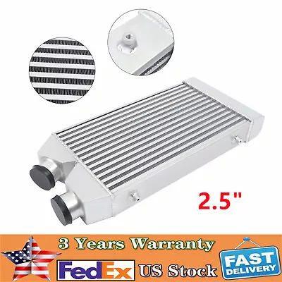 Universal Alu Intercooler 25x11x3 Front Mount 2.5  Inlet&Outlet Same One Side  • $150