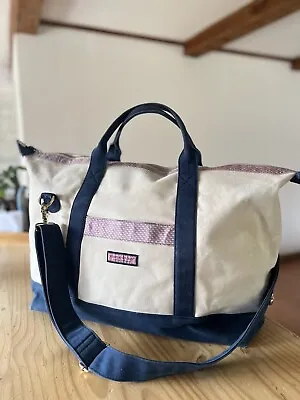 Vineyard Vines Canvas Large Weekender Heritage Tote Bag (See Pics For Details) • $85