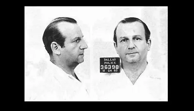 Jack Ruby MUG SHOT PHOTO Dallas John F Kennedy AssassinationShot Oswald 1963 • $4.38