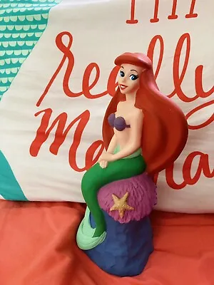 Disney's The Little Mermaid Ariel Rubber Vinyl 10  Tall Coin Bank / Bookend • $28