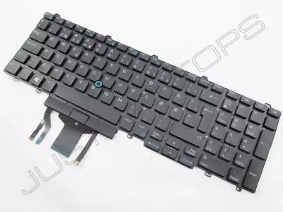 New Original Dell Precision 7710 3520 Norwegian Norsk Backlit Keyboard Tastatur • $62.85