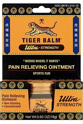 Tiger Balm  Ultra Strength Ointment  0.63 Oz. - Pack Of 6 • $29.99