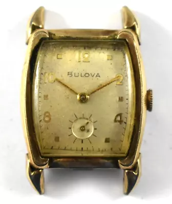 Vintage 1953 L3 Bulova Manual Wind 17J 10BM Wrist Watch Runs Lot.ey • $39.99