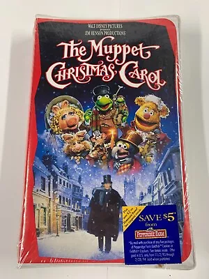 The Muppet Christmas Carol VHS Tape Factory Sealed Jim Henson 1993 • $11.04