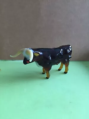 Pirelli GlassMurano GlassGlass Highland Bull FigureHighland Bull OrnamentA/F • £15