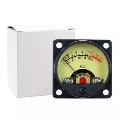 35mm VU Panel Meter Dial Backlight Level Amplifier Sound Audio Gauge Display • $11.18