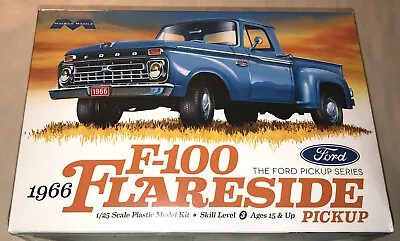 Moebius 1966 Ford F-100 Flareside Pickup Truck 1:25 Scale Model Car Kit 1232 • $28.95